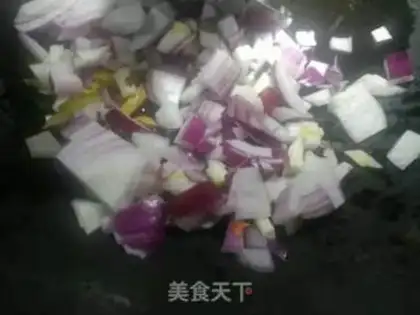 Make Hands on lamb rice step 0