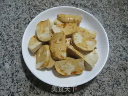 Make Soy sauce veggie chicken step 7