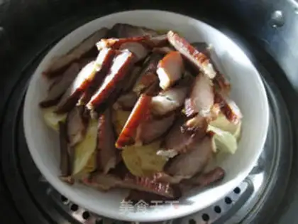 Make Soy sauce veggie chicken step 9
