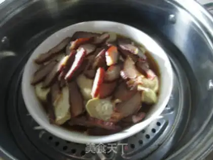 Make Soy sauce veggie chicken step 11