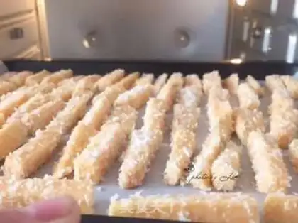 Make Coconut fries step 6
