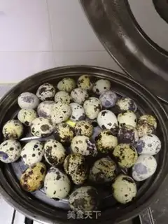 Make Five cedar quail eggs step 0