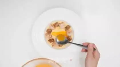 Make Foie liver shrimp steaming eggs step 4