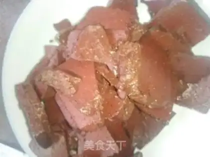 Make Garlic pig blood step 1