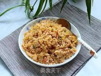 Make Tomato egg fried rice step 5