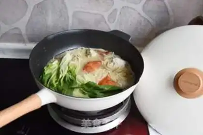 Make Porridge Krabby noodle step 7