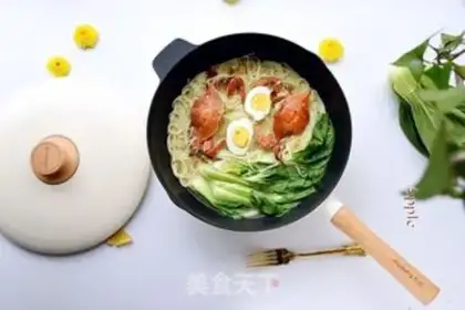 Make Porridge Krabby noodle step 8