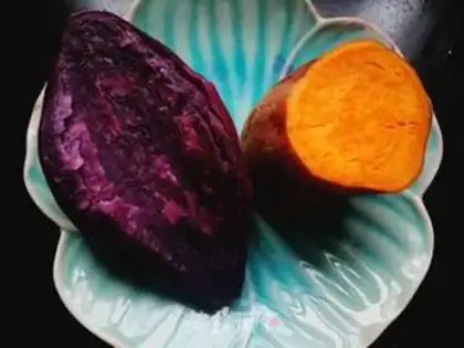 Make Two-colour potato ball yogurt cap step 0