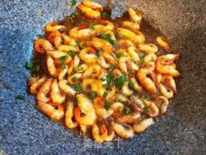 Make Fried shrimp step 9