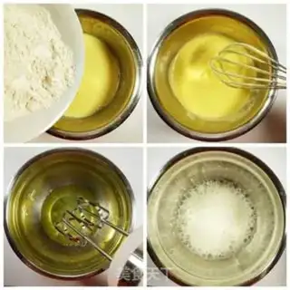 Make Yogurt zebra cake step 2