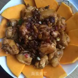 Make Chicken wings steam pumpkins step 6