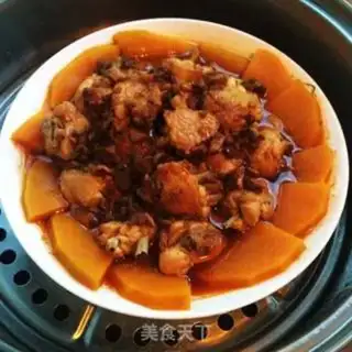 Make Chicken wings steam pumpkins step 8
