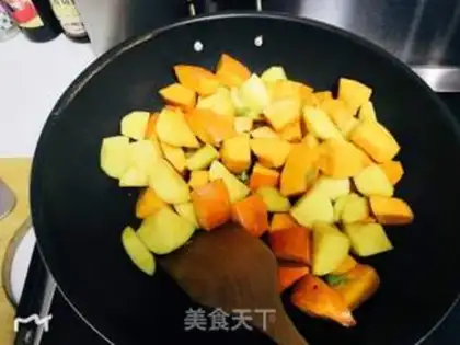 Make Potato stew pumpkin step 4