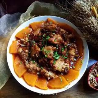 Make Chicken wings steam pumpkins step 10