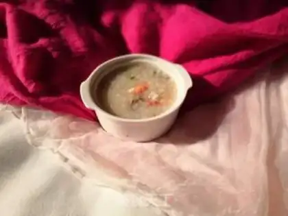 Make Beef shrimp congee step 0