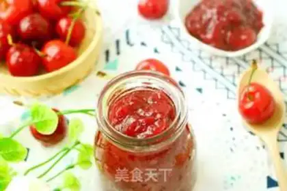 Make Homemade cherry sauce step 7
