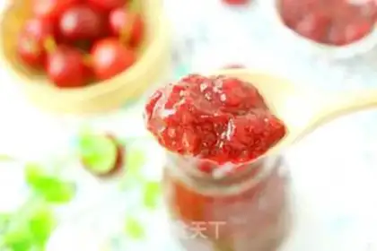 Make Homemade cherry sauce step 8