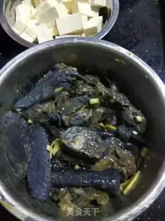 Make Wood bean rotting chicken step 2