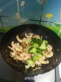 Make Shrimp broccoli step 7