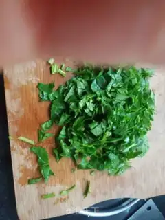 Make Mushroom beef fried rice step 2