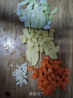 Make Curry beef rice step 4