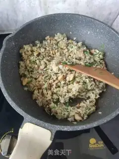 Make Mushroom beef fried rice step 6