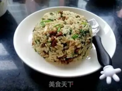 Make Mushroom beef fried rice step 7