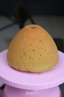 Make Strawberry Tower cake step 7