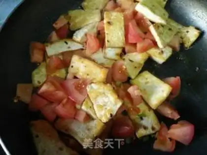 Make Tomato tofu step 3