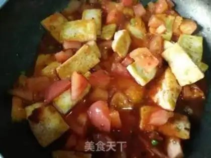 Make Tomato tofu step 4