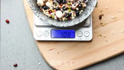 Make Ten grains of rice step 1