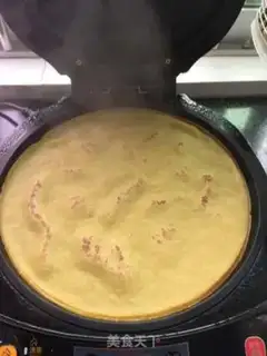 Make Corn milk omelet step 1