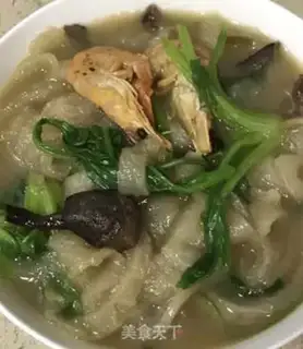 Make Fresh soup with potatoes and egg skin step 6