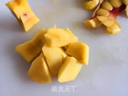 Make Peach candy step 1