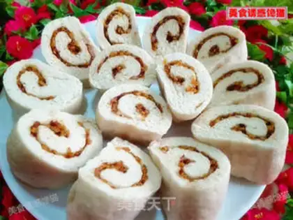 Make The rice meat dragon step 16