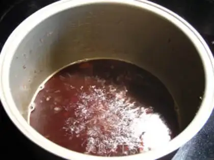 Make Red bean omelet step 5