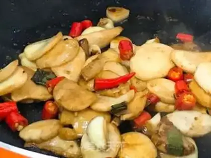 Make Apricot mushrooms step 4