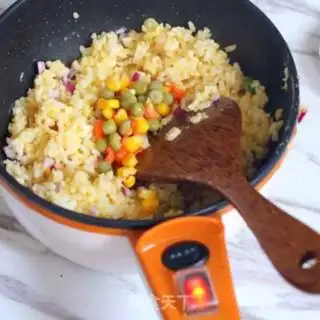 Make Fried beef rice step 8