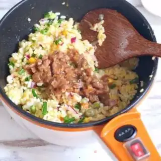 Make Fried beef rice step 10