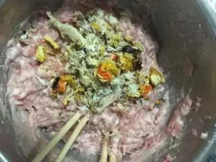 Make Crab Plum Head step 7