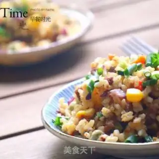 Make Fried beef rice step 12