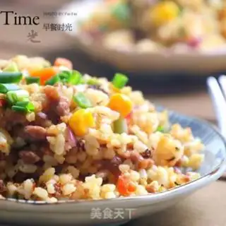 Make Fried beef rice step 13