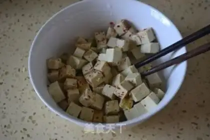 Make Tofu fried eggs step 4