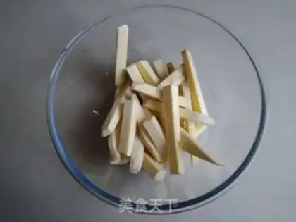 Make Coconut fries step 1