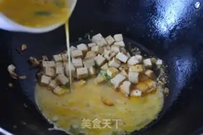 Make Tofu fried eggs step 8