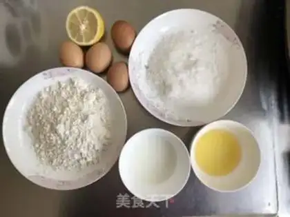 Make Eight-inch sponge cake step 0