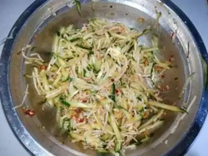 Make The cucumber guacamole step 11