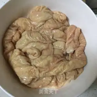 Make Fat intestine tofu step 0