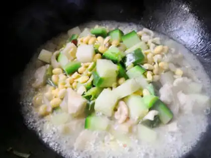 Make Soybeans and radish step 13