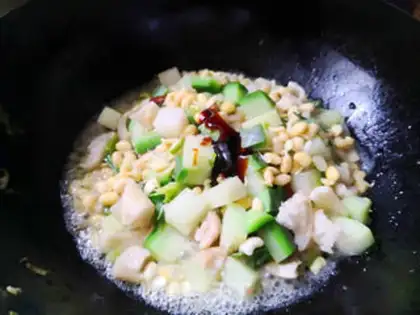 Make Soybeans and radish step 14